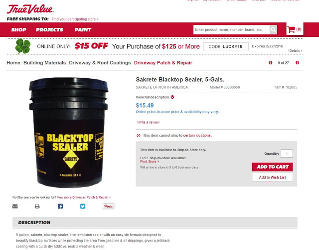 TrueValue | Coal Tar Free America